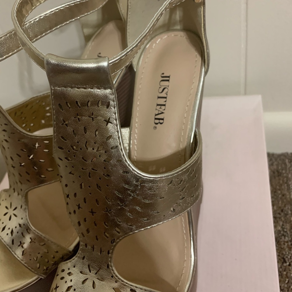 Champagne wedges 8.5 - Picture 3 of 6